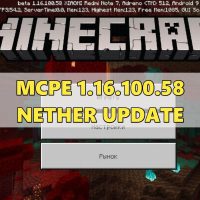 Скачать Minecraft PE 1.16.100.58
